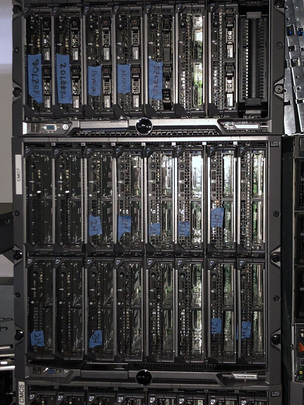 16x M620 M1000e v1.1 Dell E5-2650V2 1024GB 10G NIC 8F6NV XWKGY 210Y6 0XW5C X520.
