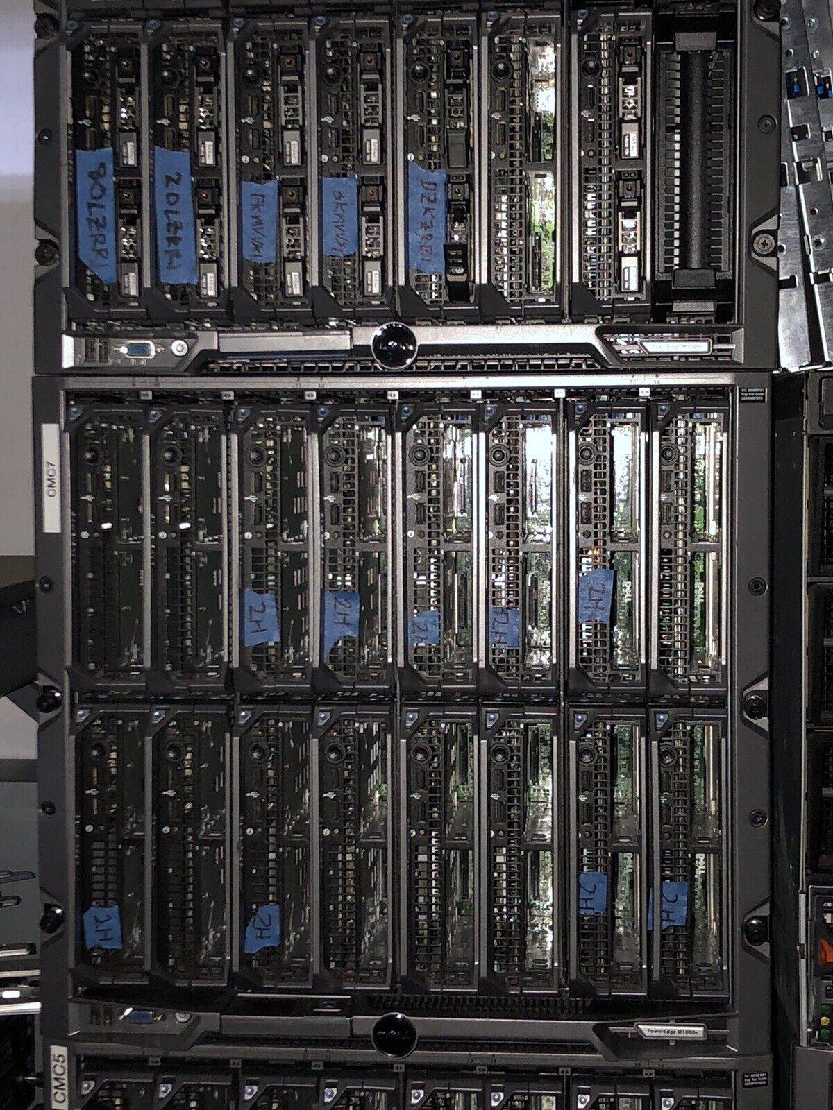 16x M620 M1000e v1.1 Dell E5-2650V2 1024GB 10G NIC 8F6NV XWKGY 210Y6 0XW5C X520.