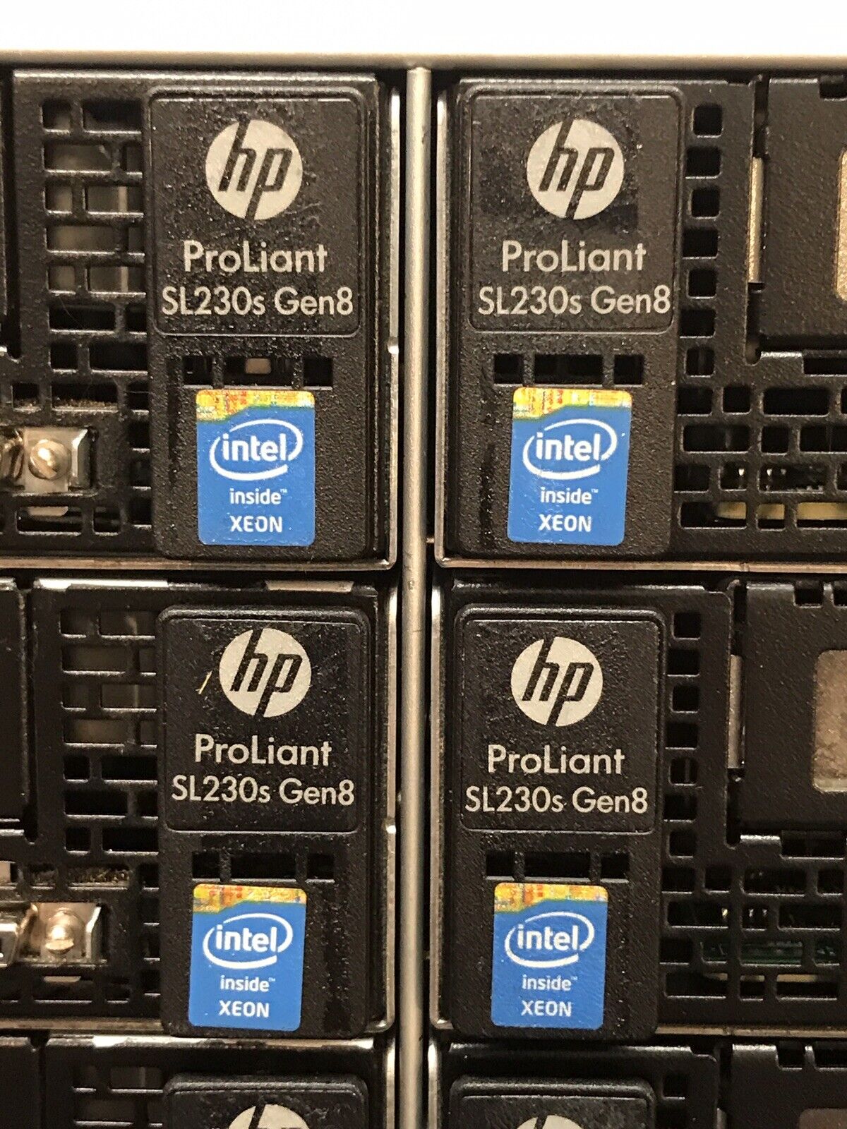 HP ProLiant S6500 8x SL230s 16x E5-2650V2 1024GB 16x 200GB SSD 10Gb NIC 8Gb FC.