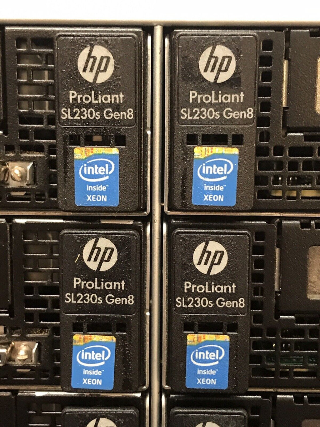 HP ProLiant S6500 8x SL230s 16x E5-2650V2 2048GB 16x 200GB SSD 10Gb NIC 8Gb FC.