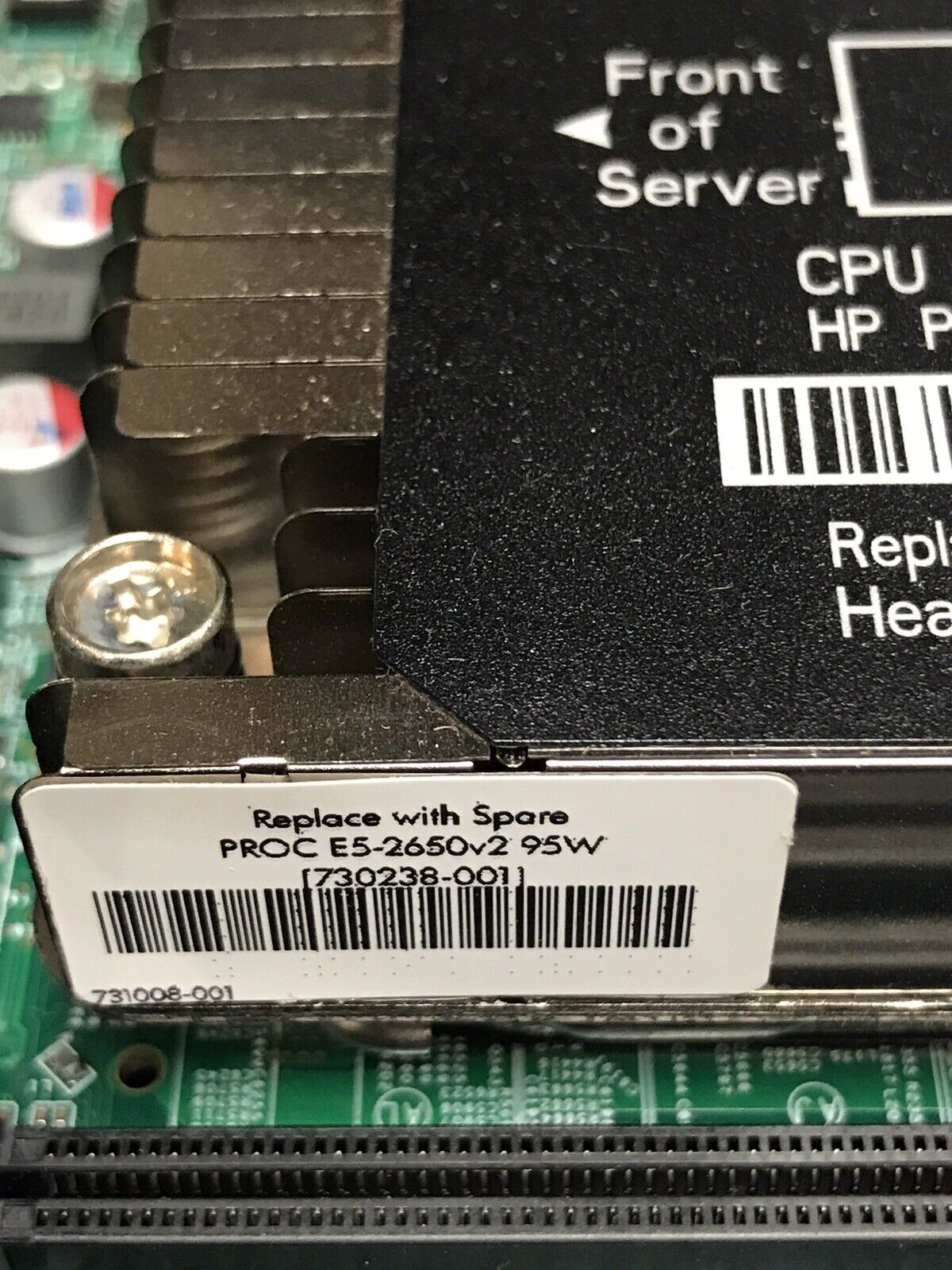 HP ProLiant S6500 8x SL230s 16x E5-2650V2 8x 64GB 512GB No SFF Drives Rails PSU.