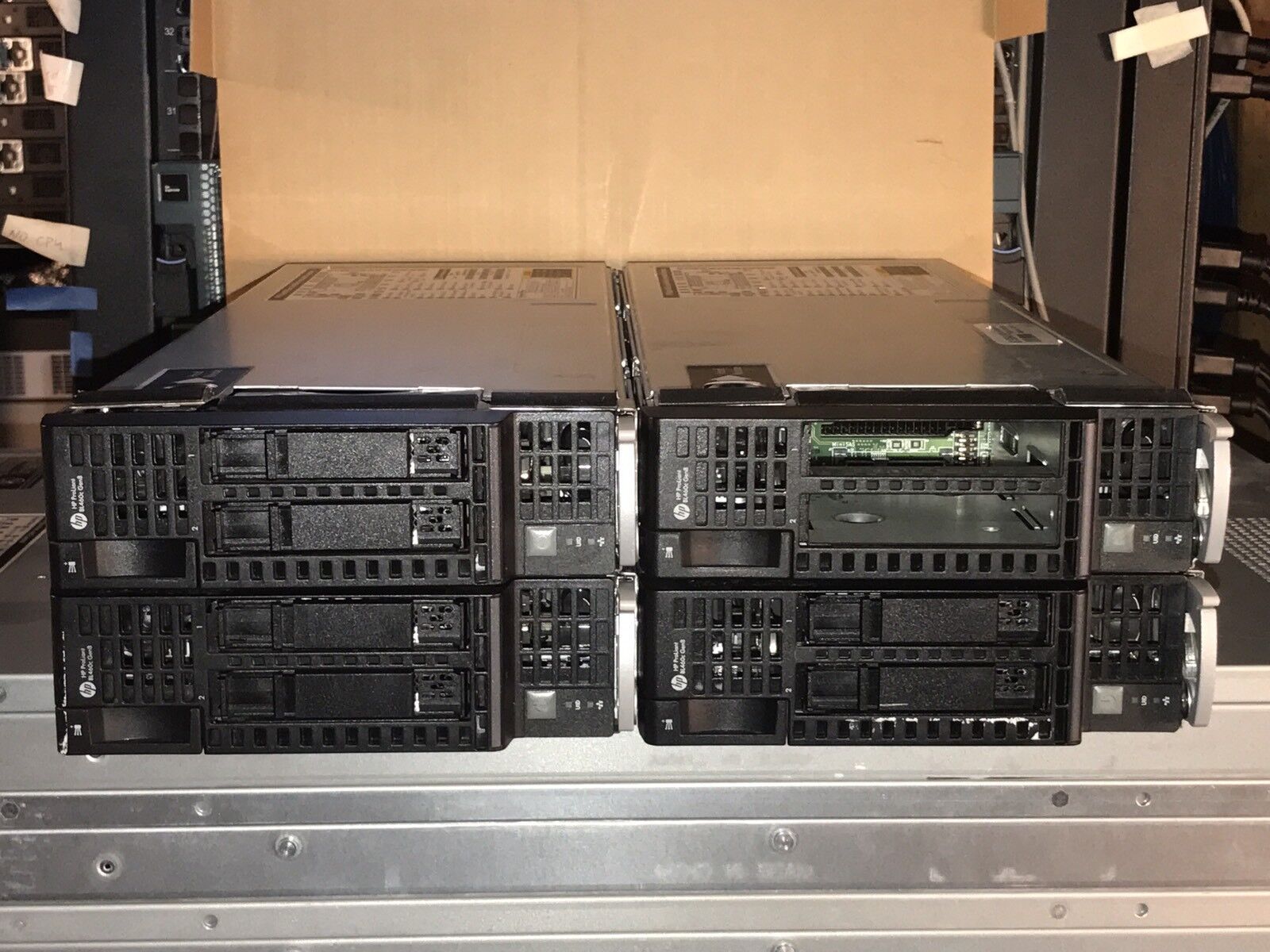 HP ProLiant BL460c G8 Two E5-2667 2.9GHz 256GB RAM No HDD 554FLB P220i.