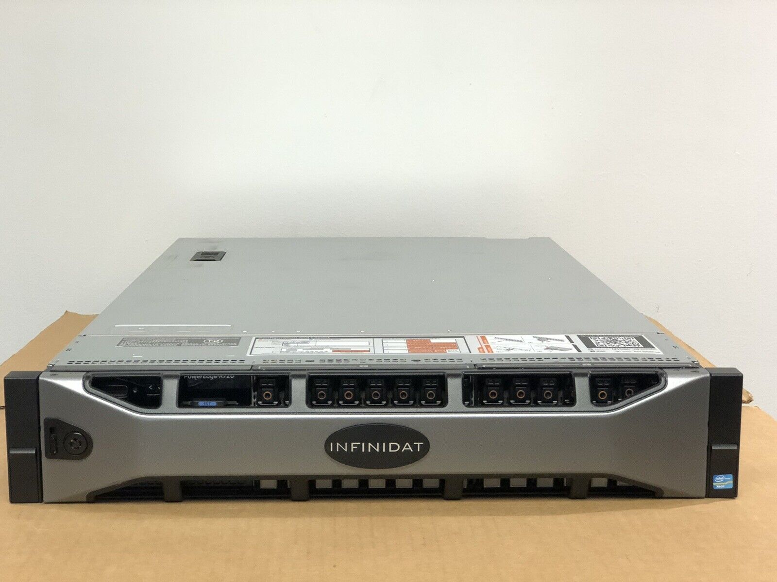Dell OEMR R720 16 Bay 2x E5-2690V2 3GHz 10C 64GB 2x 960GB SSD 14x 600GB SAS RPS.