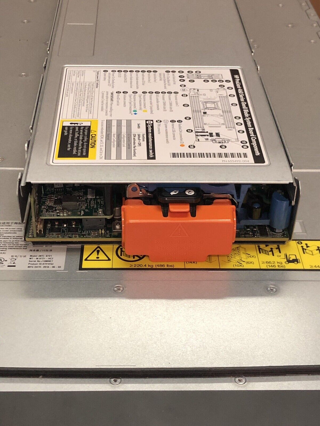 HP ProLiant BL460c Gen8 Two E5-2670V2 2.5GHz 384GB RAM No HDD 10G FLB NIC P220i.