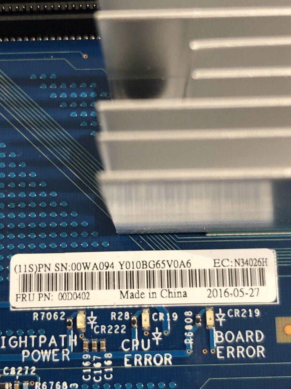 Lenovo x3850 x3950 X6 6241 Compute Book 00D0402 Xeon E7-8880 V3 256GB DDR4 RAM.