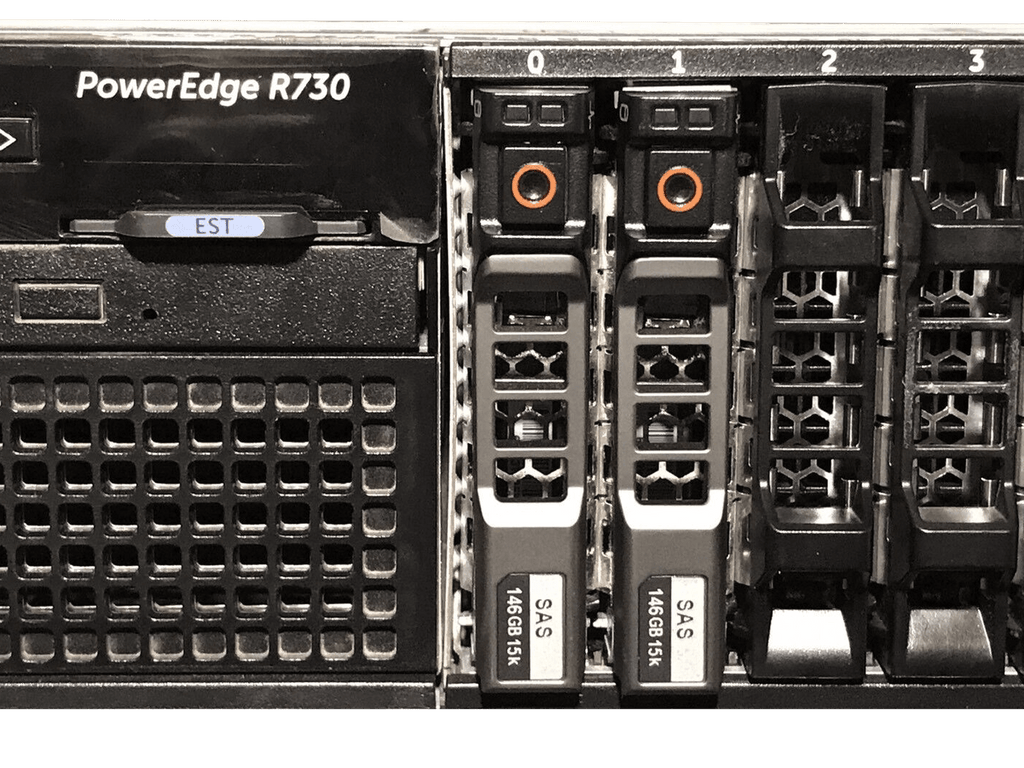 Dell R730 16 Bay Dual E5-2650V3 32GB 5x 250GB 7.2K 2x PSU H730P Bezel iD8 Ent.