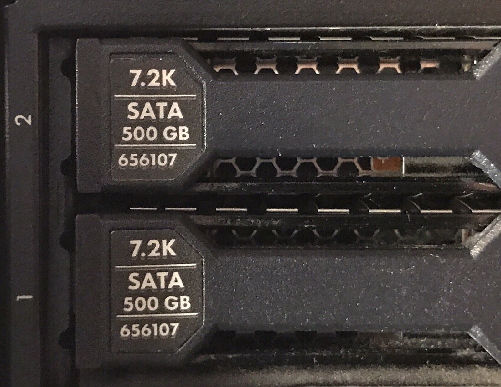 HP 663600-B23 SL4540 G8 3x Nodes 6x E5-2470V2 3x 192GB 6x 500GB 45x 2TB SAS Rails 93TB.