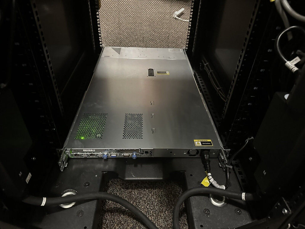 HPE 3PAR StoreServ 7400 2-Node 96 Drive 57.6TB SAN System 42U Rack PDU 5x M6710.