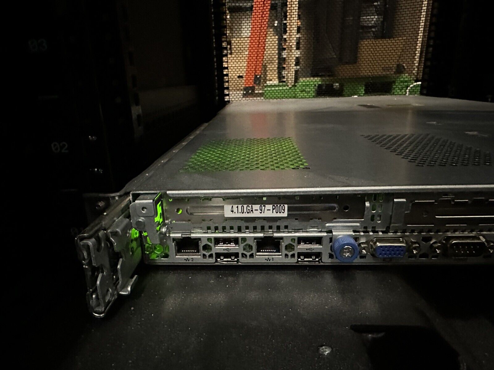 HPE 3PAR StoreServ 7400 2-Node 96 Drive 57.6TB SAN System 42U Rack PDU 5x M6710.