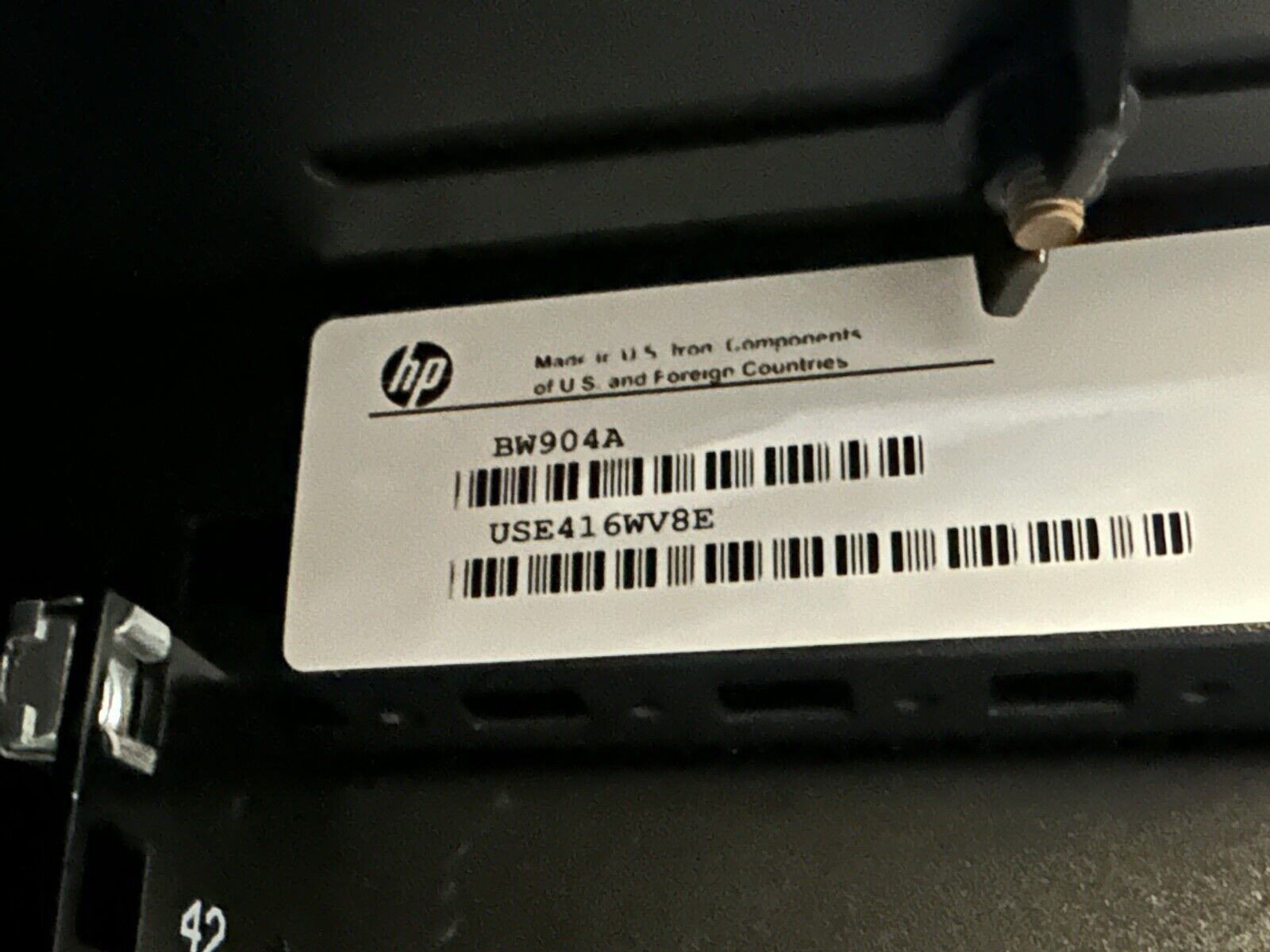 HPE 3PAR StoreServ 7400 2-Node 96 Drive 57.6TB SAN System 42U Rack PDU 5x M6710.
