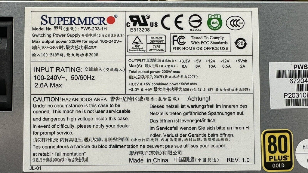 Supermicro 5018D-FN4T Xeon-D 1540 64GB DDR4 ECC RAM 1x 480GB M.2 SSD Server
