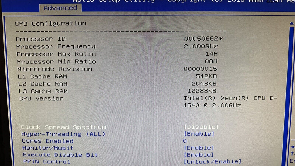Supermicro 5018D-FN4T Xeon-D 1540 8 Core 64GB DDR4 ECC RAM 4x 1TB SSD Server