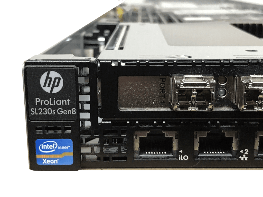 HP ProLiant S6500 8x SL230s 16x E5-2650V2 8x 256GB 16x Intel 200GB SSD Rail kit.