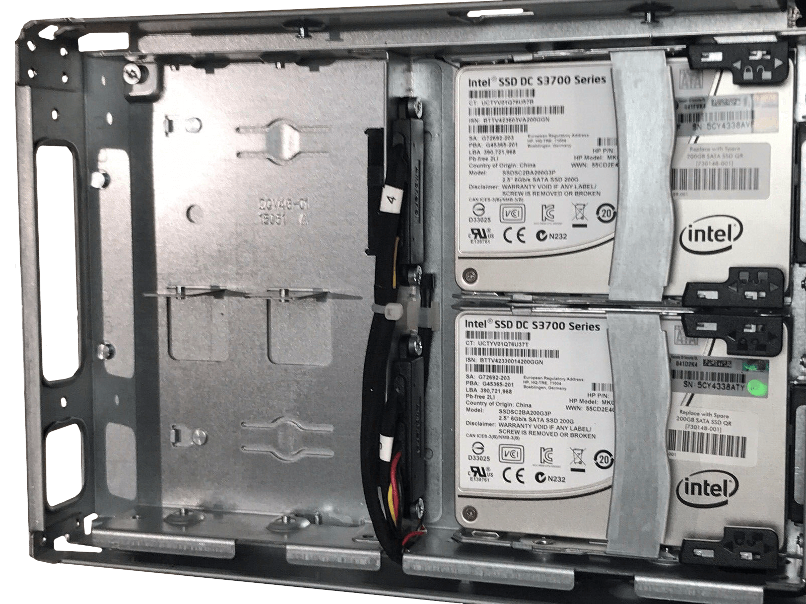 HP ProLiant S6500 8x SL230s 16x E5-2650V2 8x 256GB 16x Intel 200GB SSD Rail kit.