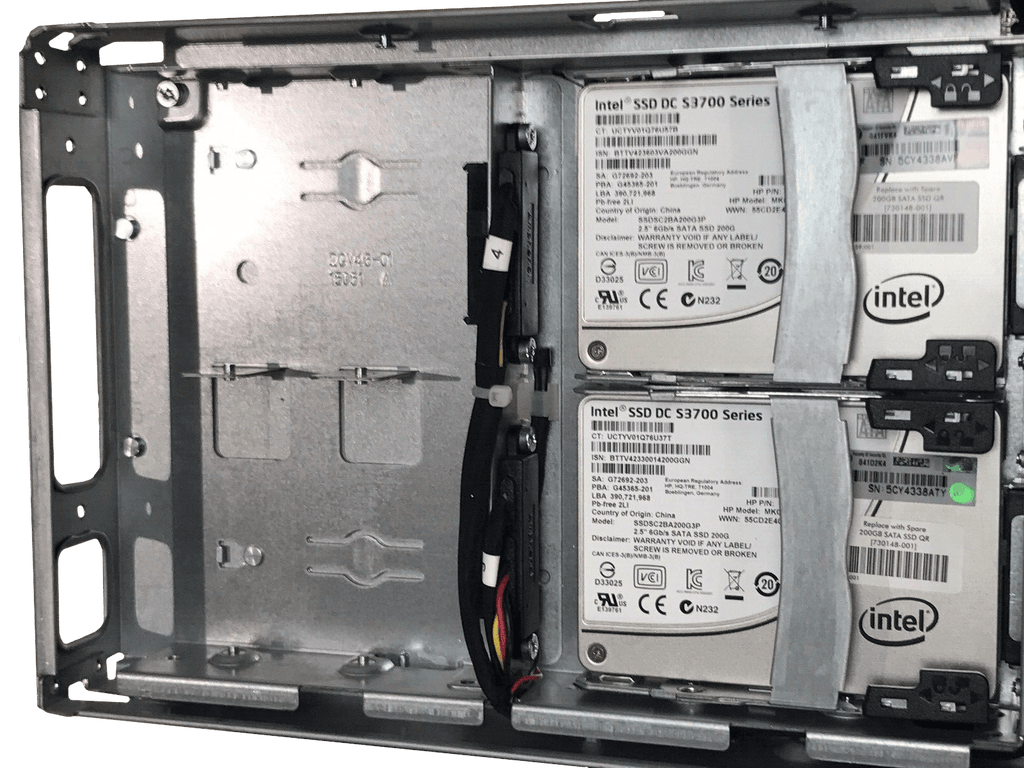 HP ProLiant S6500 8x SL230s 16x E5-2650V2 2048GB 16x 200GB SSD 10Gb NIC 8Gb FC.