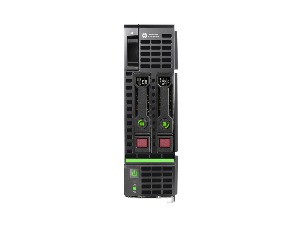 HP ProLiant BL460c Gen8 Blade Server 2x E5-2670v2 384GB 2x 300GB 10G FLB P220i