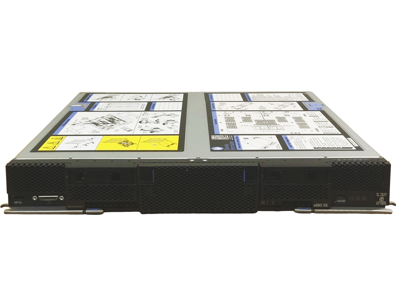 Lenovo FlexSystem x880 X6 Server Two E7-8867V3 2.5GHz 32 Core 256GB 2x SFF 7196-AC3.