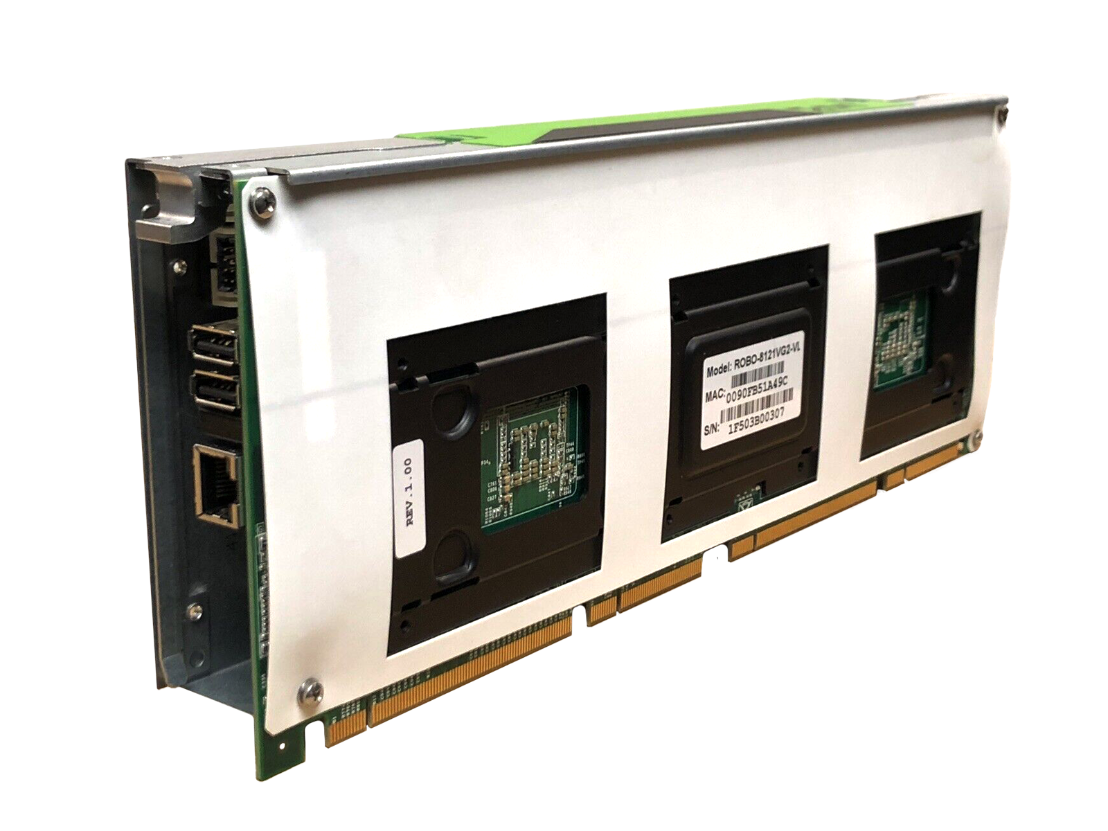Portwell ROBO-8121VG2 2x E5-2400 up to 192GB ECC DDR3 RAM 180GB SSD PICMG 1.3 ROBO-8121VG2-VL.