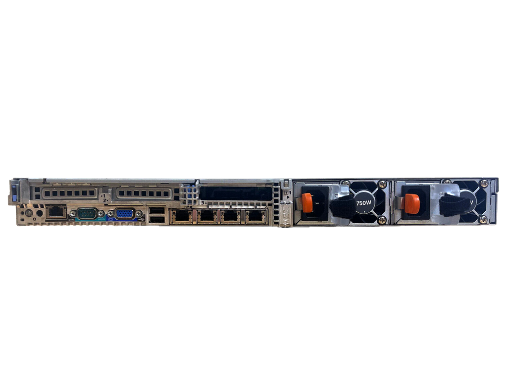 Dell PowerEdge R620 Server 2x E5-2690v2 10C 256GB H710P 4x 1GbE 2x 750W Bezel.