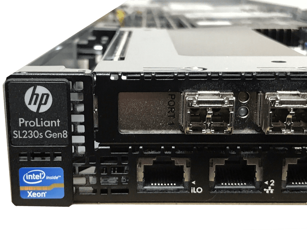 HP SL230s G8 Two E5-2650V2 256GB 1866Mhz 4x SFF 2x S3700 200GB SSD 560FLR FBWC.