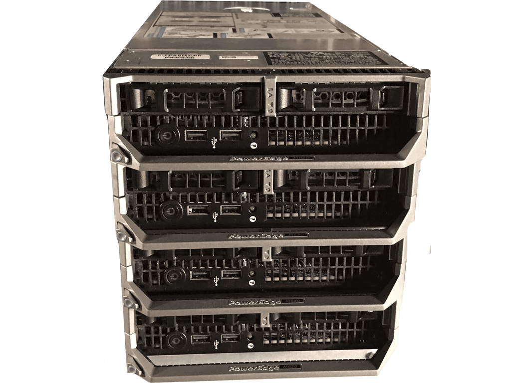 Dell M620 Blade Server Two Xeon E5-2667 128GB RAM 10Gb bNDC CTO 2x Trays H310.