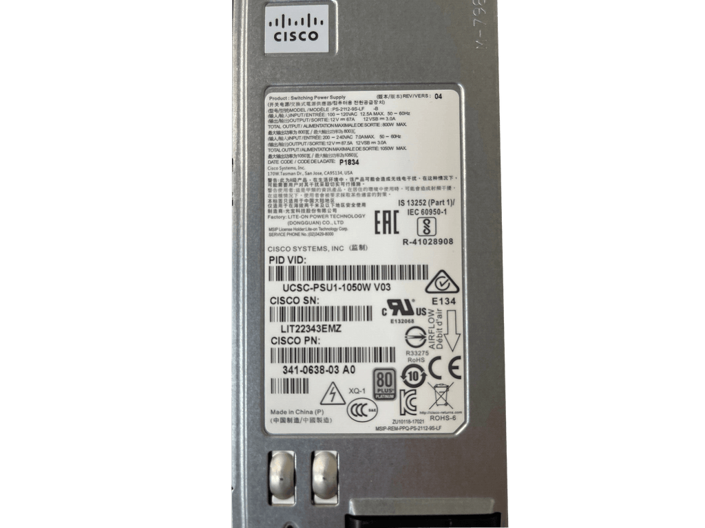 Cisco HyperFlex HX220c M5 Server 2x Xeon 8168 24-core 384GB 8.5TB SSD 2x 1050W