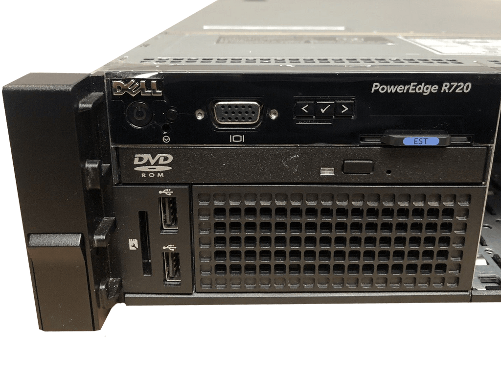 Dell R720 16 bay SFF 2.5 Two 10C E5-2690V2 3.0GHz 256GB H710 iD7 Ent 2x 1100W.