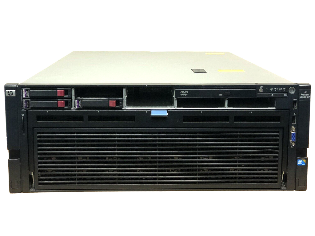 HP ProLiant DL580 G7 Server 4x 8 core X7560 2.26GHz 1024GB RAM 3x 146GB 10K 4x PSU