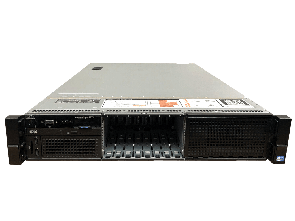 Dell OEMR R720 8 bay Two 12 Core E5-2697V2 2.7GHz 128GB H310 iD7 Ent 2x 1100W