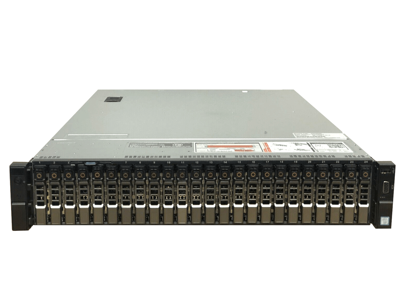 Dell R730xd 2x E5-2640V3 128GB 24x 1.2TB 10K 2x 200GB SAS SSD H730P 1100W 10GbE.