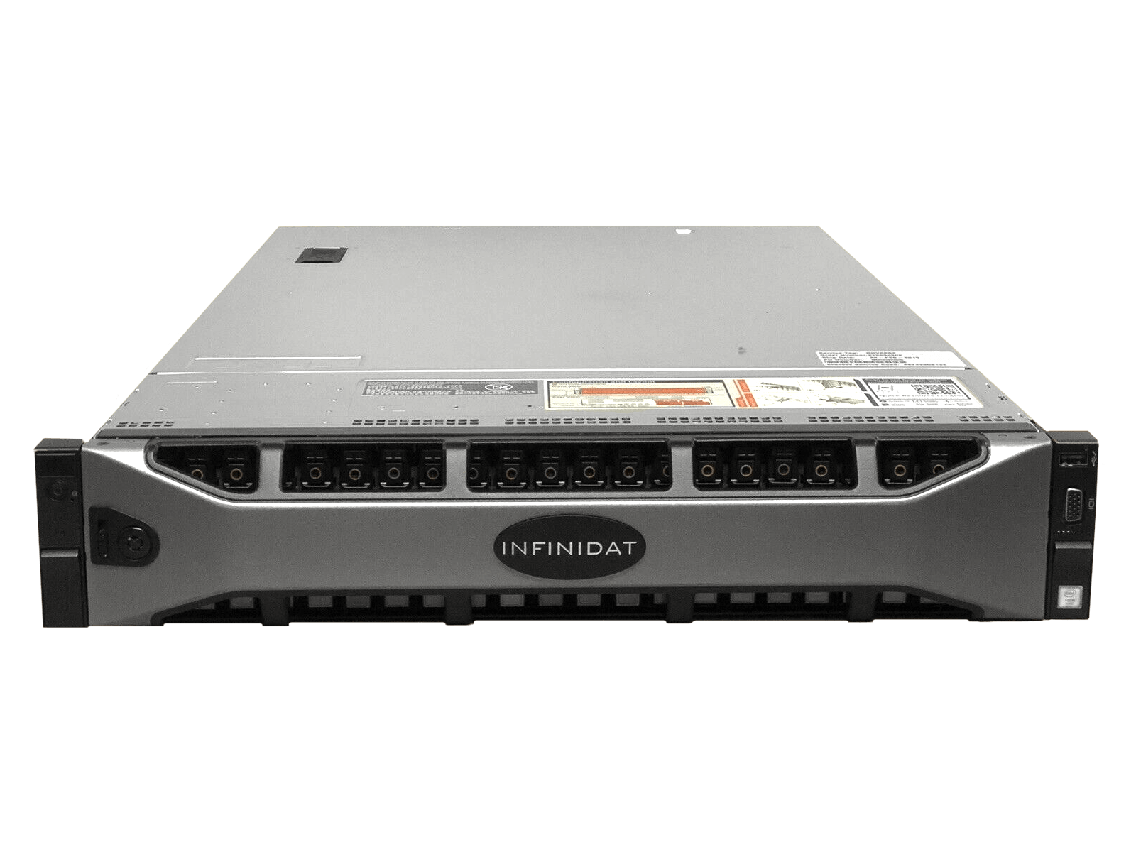 Dell R730xd 2x E5-2697V3 128GB 24x 1.2TB 10K 2x 200GB SAS SSD H730P 1100W 10GbE.