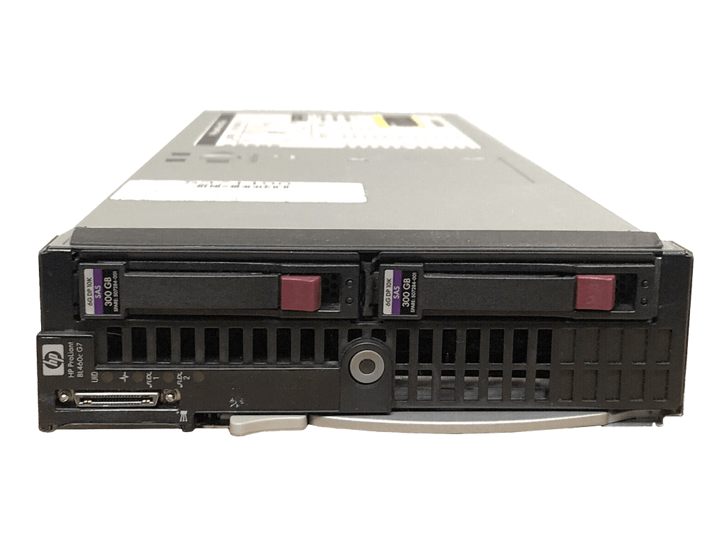 HP Proliant BL460c G7 Blade Server Two 6 Core Xeon X5675 72GB RAM 2x 300GB 10K.