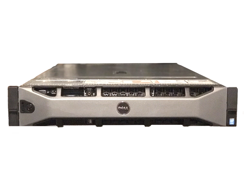 Dell R730 16 Bay 2x E5-2650V3 64GB 2x146GB 15K 2x PSU H730P Rails Bezel iD8 Ent.
