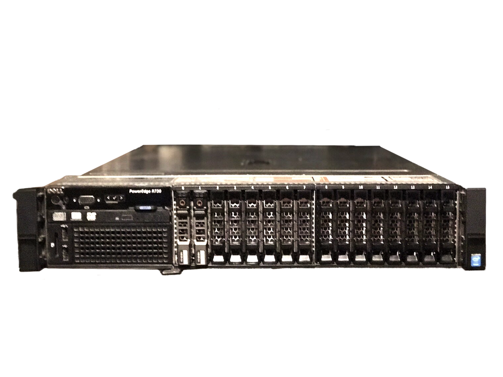 Dell R730 16 Bay Dual E5-2650V3 32GB 5x 250GB 7.2K 2x PSU H730P Bezel iD8 Ent.