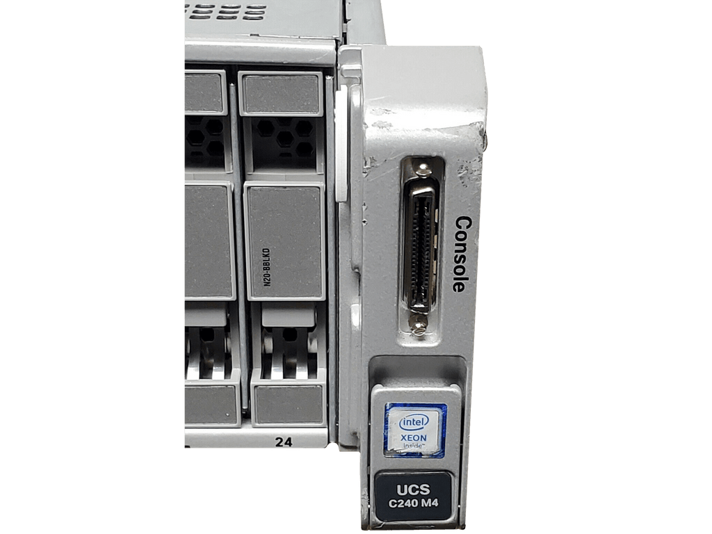 Cisco UCS C240 M4 Server 24-bay SFF 2x E5-2640V3 2.6GHz 8-core 32GB 2x1400W PSU