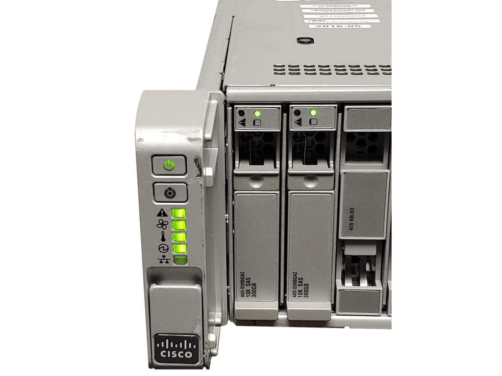Cisco UCS C240 M4 Server 24-bay SFF 2x E5-2640V3 2.6GHz 8-core 256GB 24x 1.2TB 10k 2x1400W PSU