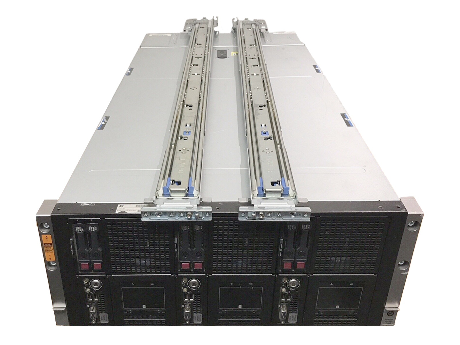 HP 663600-B23 SL4540 G8 3x Nodes 6x E5-2470V2 3x 192GB 6x 500GB 45x 2TB SAS Rails 93TB.