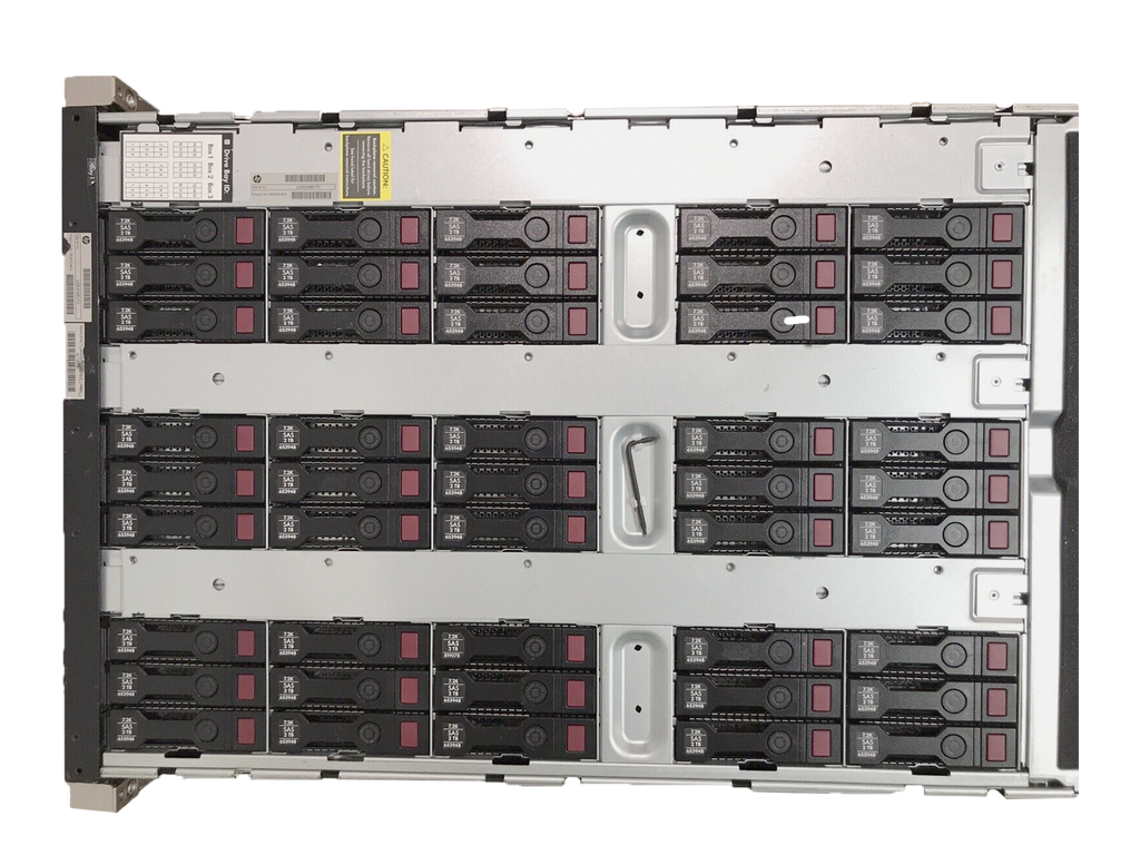 HP 663600-B23 SL4540 G8 3x Nodes 6x E5-2470V2 3x 192GB 6x 500GB 45x 2TB SAS Rails 93TB.