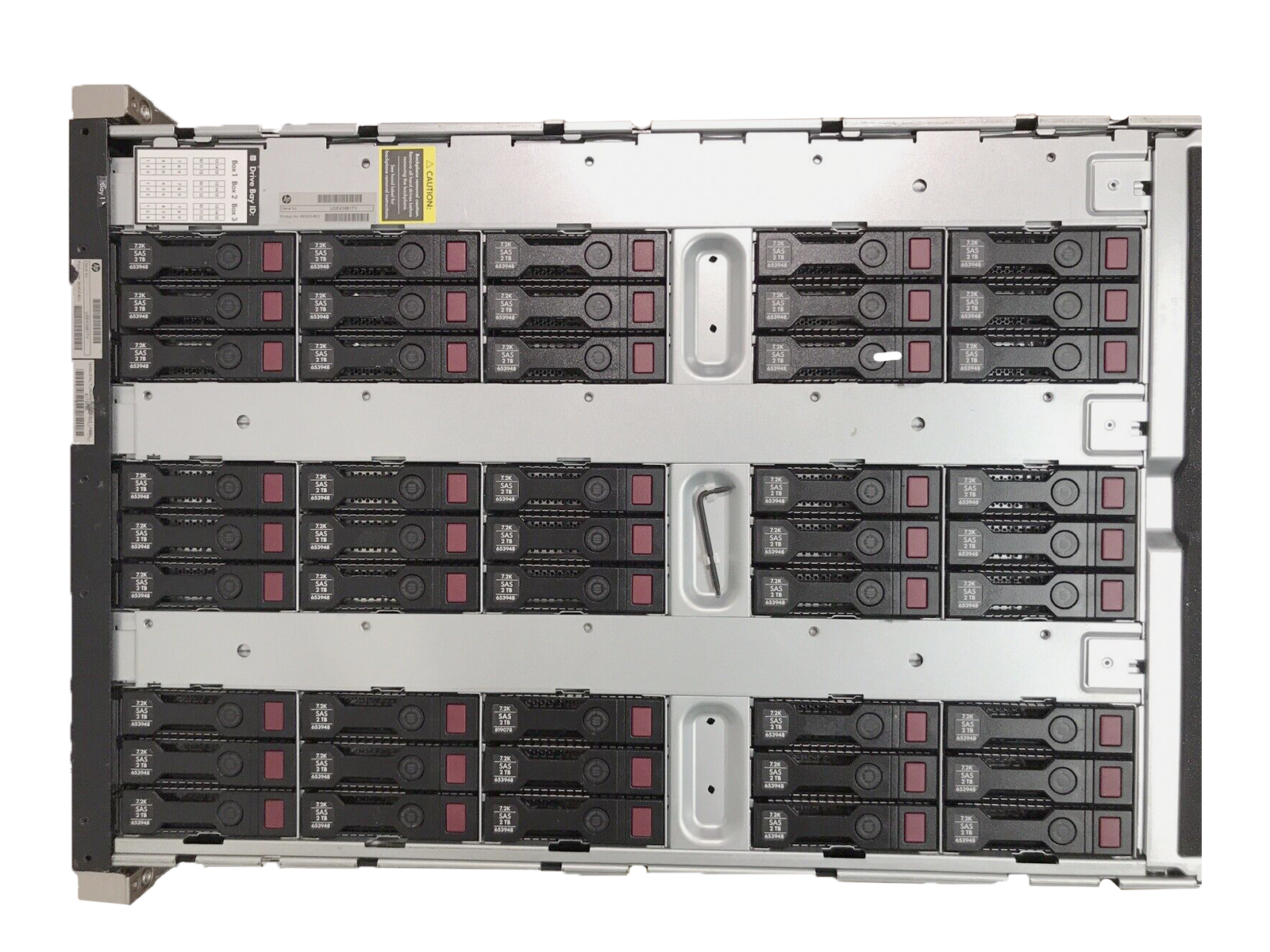 HP 663600-B23 SL4540 G8 3x15 6x E5-2470V2 576GB 6x 500GB 45x 2TB SAS 7.2K Rails 4xPSU 3x IO.