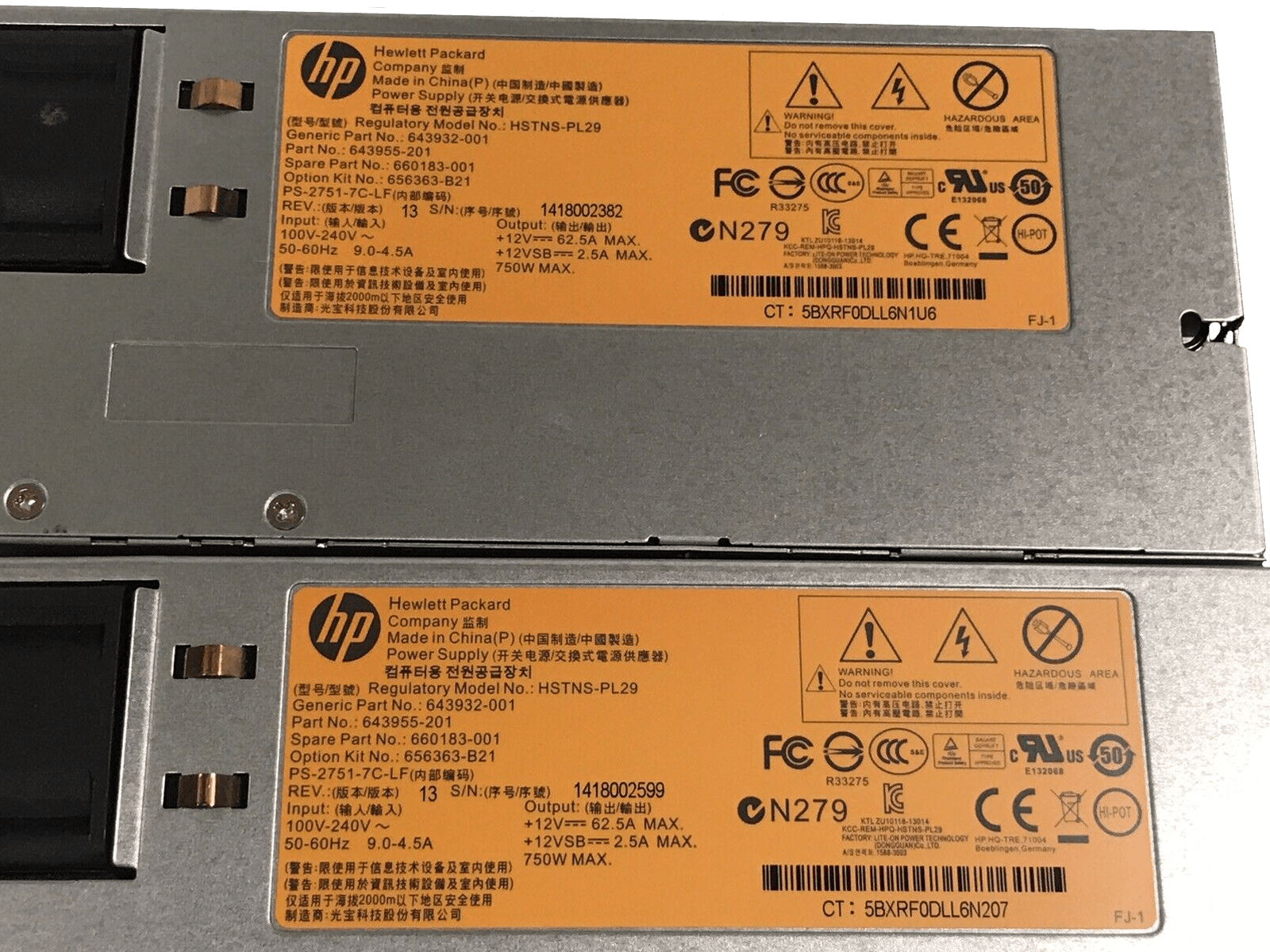 HP DL380p G8 2x E5-2630 6-core 768GB 8 bay SFF 2x 750W PSU P420i 512MB NIC iLO Adv