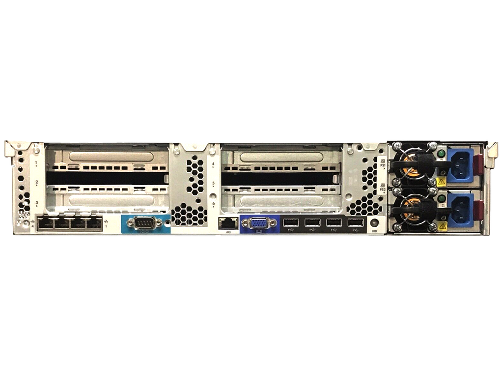 HP DL380p G8 2x E5-2697v2 12-core 256GB 8 bay SFF 2x 750W PSU P420i 2GB NIC iLO Adv