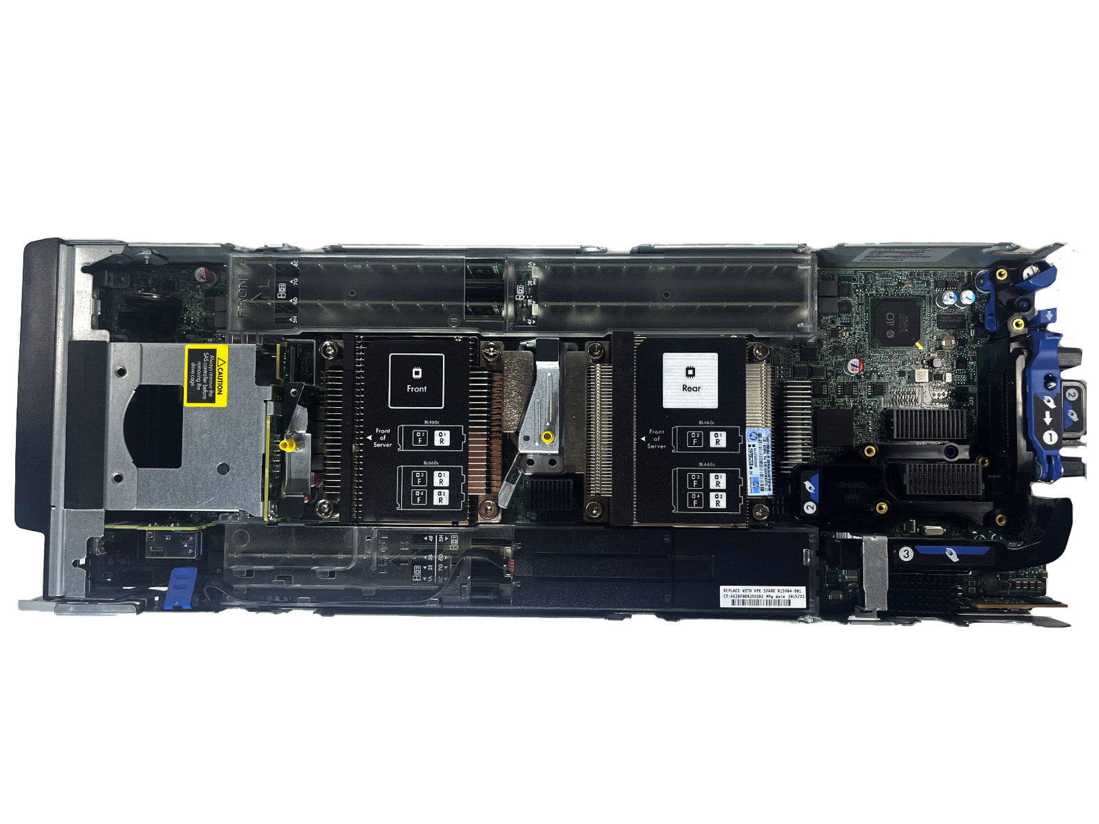 HPE 727021-B21 BL460c Gen9 Blade Server 2SFF 2x E5-2650v3 128GB P244br 630FLB 10GbУ