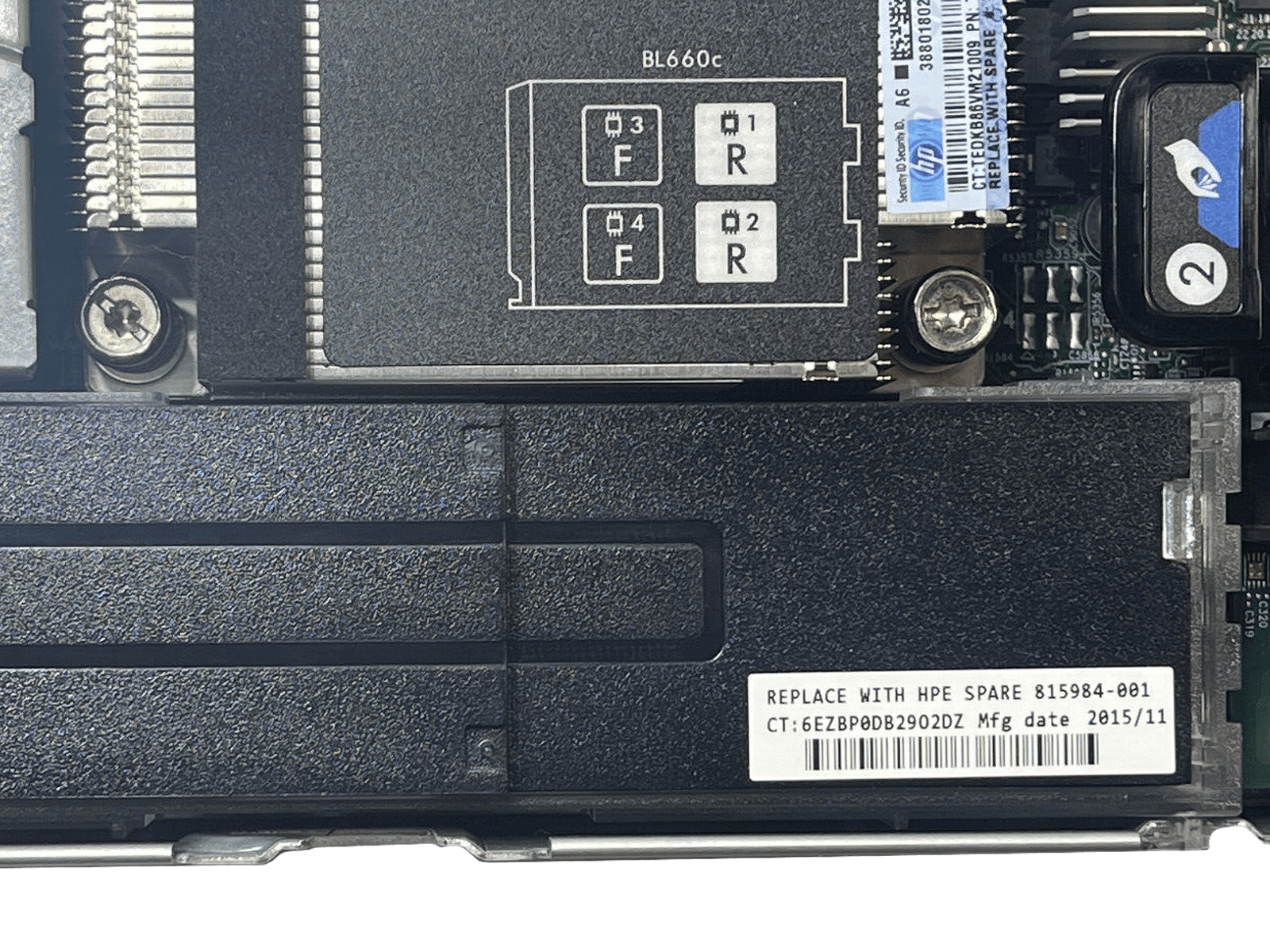 HPE 727021-B21 BL460c Gen9 Blade Server 2SFF 2x E5-2650v3 128GB P244br 630FLB 10GbУ