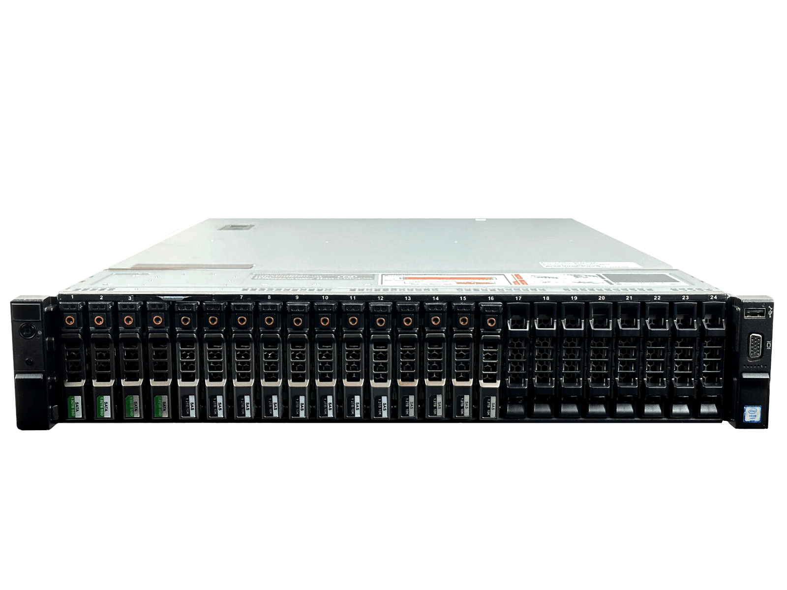 Dell R730xd 2x E5-2697V3 256GB 2x 480GB 4x 1.92TB SSD 12x 1.2TB HDD H730P 1100W.