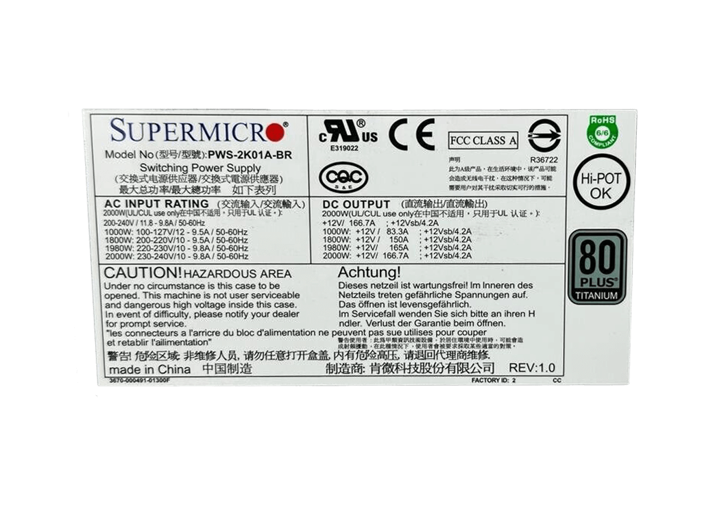 SuperMicro MBE-628E 9x MBI-6128R-T2 18x Xeon E5-2620 v3/v4 1152GB 4xPSU 2x CMM.