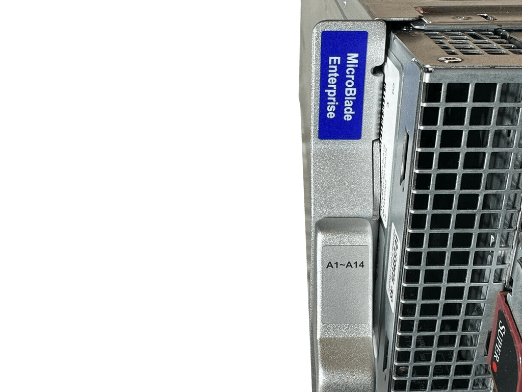 SuperMicro MBE-628E 9x MBI-6128R-T2 18x Xeon E5-2620 v3/v4 1152GB 4xPSU 2x CMM.