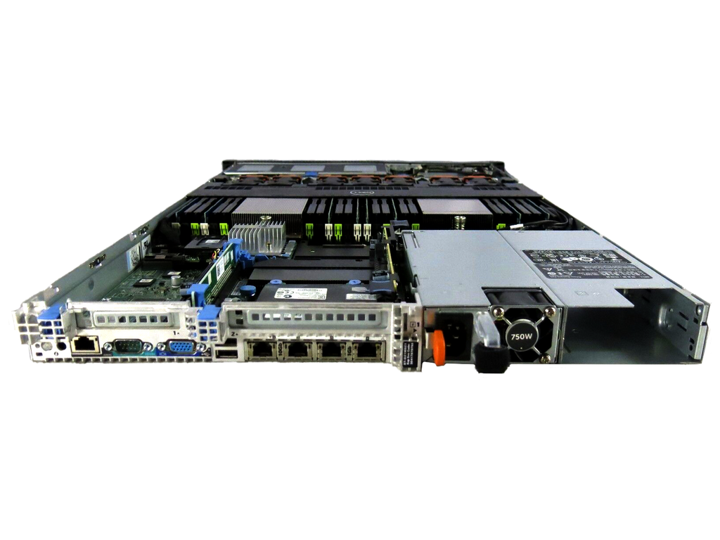 Dell R620 10 bay 2x E5-2670V2 512GB RAM 10x 512GB SSD SATA RPS 2x 750W iDrac Ent.
