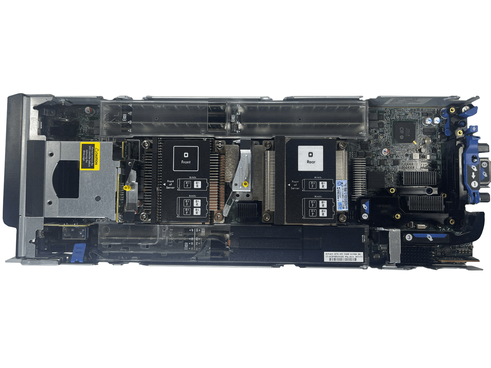 HPE BL460c Gen9 Blade Server 2SFF 2x 12C E5-2670 v3 256GB P244br 630FLB 10GbE.