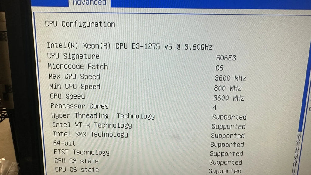 Router Firewall Server Xeon E3-1275V5 64GB DDR4 ECC RAM 1x 256GB NVMe SSD Rails