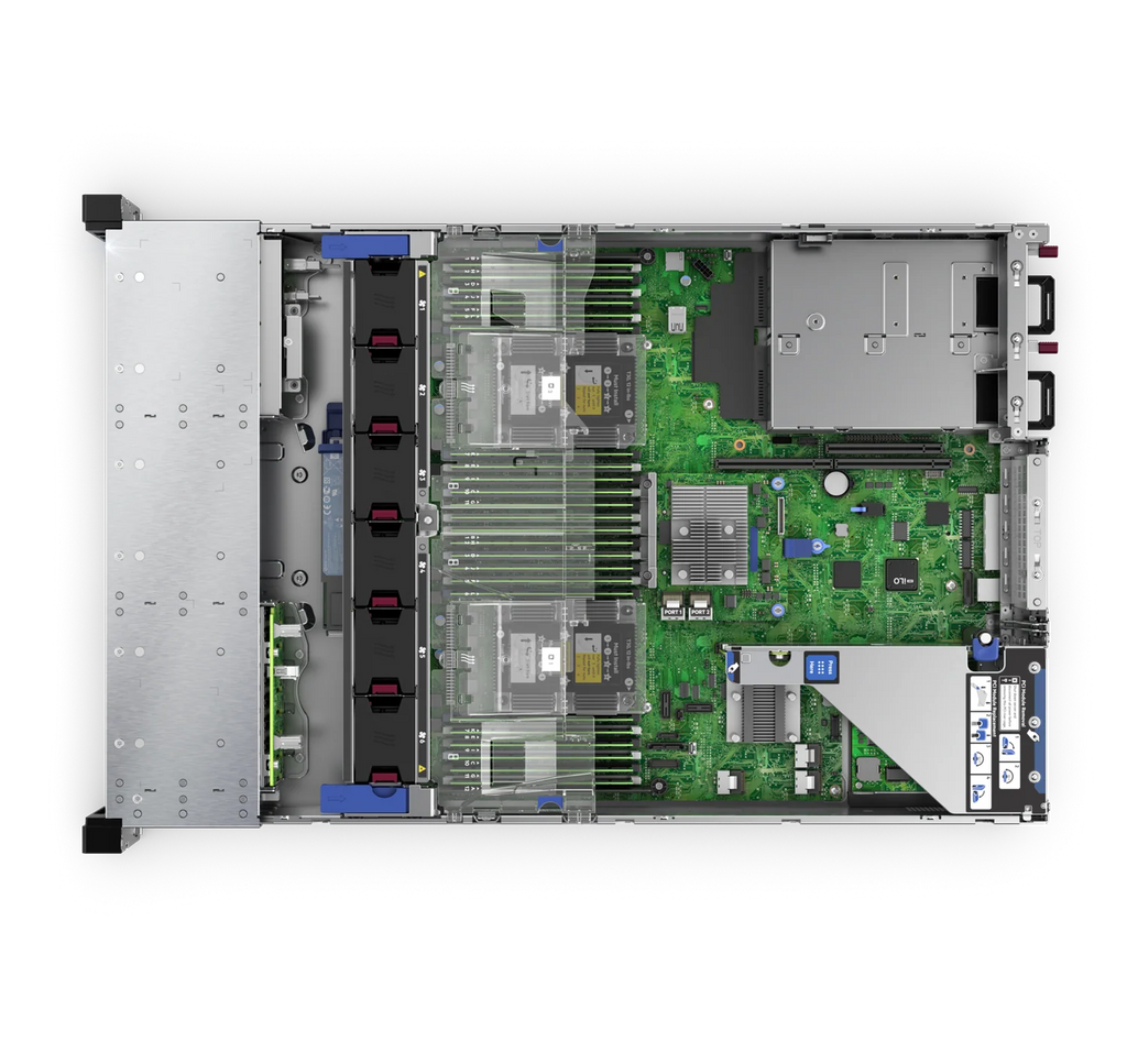 HPE DL385 ProLiant Gen10 2x 32 Core EPYC 7452 256GB-32 24x SFF 800W PSU P408i-a